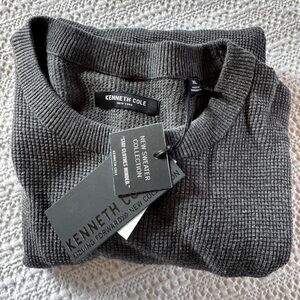 NWT Kenneth Cole Charcoal Crewneck Sweater size XL